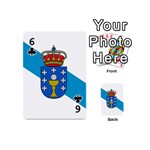 Flag of Galicia Playing Cards 54 (Mini) Front - Club6