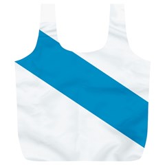 Civil Flag Of Galicia Full Print Recycle Bag (xl) by abbeyz71