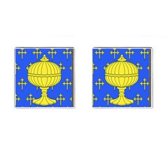 Banner Of Arms Of Kingdom Of Galice After Doetecum Cufflinks (square) by abbeyz71