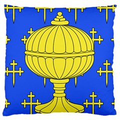 Banner Of Arms Of Kingdom Of Galice After Doetecum Large Cushion Case (two Sides) by abbeyz71