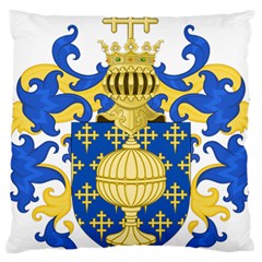 Coat Of Arms Of Kingdom Of Galicia, 16th Century Large Cushion Case (one Side) by abbeyz71