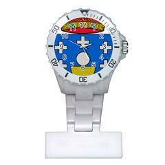 Coat Of Arms Of Galicia Plastic Nurses Watch by abbeyz71