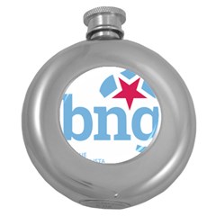 Galician Nationalist Bloc Logo Round Hip Flask (5 Oz) by abbeyz71