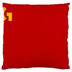 Confederación Intersindical Galega Flag Standard Flano Cushion Case (two Sides) by abbeyz71