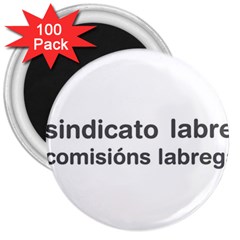 Sindicato Labrego Galego-comisións Labregas Logo 3  Magnets (100 Pack) by abbeyz71