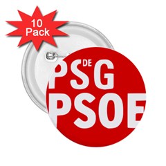 Socialists  Party Of Galicia Logo 2 25  Buttons (10 Pack)  by abbeyz71