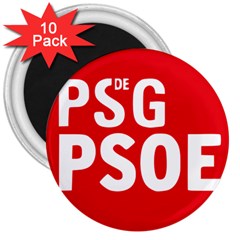Socialists  Party Of Galicia Logo 3  Magnets (10 Pack)  by abbeyz71