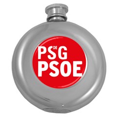 Socialists  Party Of Galicia Logo Round Hip Flask (5 Oz) by abbeyz71