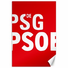 Socialists  Party Of Galicia Logo Canvas 24  X 36  by abbeyz71