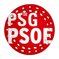 Socialists  Party Of Galicia Logo Ornament (round Filigree) by abbeyz71