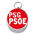 Socialists  Party of Galicia Logo Mini Silver Compasses Front