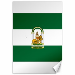 Flag Of Andalusia Canvas 12  X 18  by abbeyz71