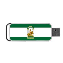 Flag Of Andalusia Portable Usb Flash (one Side) by abbeyz71