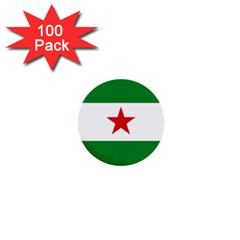 Flag Of Andalusian Nation Party 1  Mini Buttons (100 Pack)  by abbeyz71