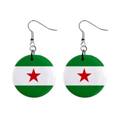 Flag Of Andalusian Nation Party Mini Button Earrings by abbeyz71