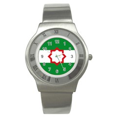 Nationalist Andalusian Flag Stainless Steel Watch by abbeyz71