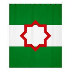 Nationalist Andalusian Flag Shower Curtain 60  X 72  (medium)  by abbeyz71