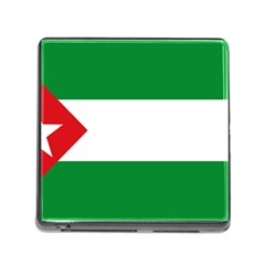 Flag Of Andalucista Youth Wing Of Andalusian Party Memory Card Reader (square 5 Slot) by abbeyz71