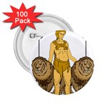 Emblem of Andalusia 2.25  Buttons (100 pack)  Front