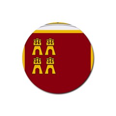 Coat Of Arms Of Murcia Rubber Coaster (round)  by abbeyz71