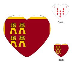 Coat Of Arms Of Murcia Playing Cards (heart) by abbeyz71