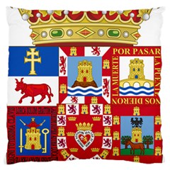 Coat Of Arms Of The Former Province Of Murcia Large Flano Cushion Case (one Side)
