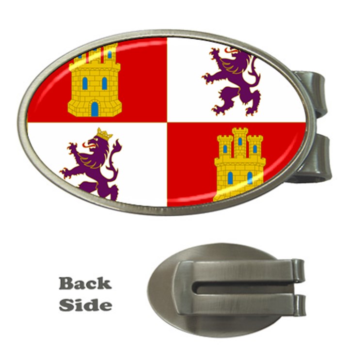 Flag of Castile & León Money Clips (Oval) 