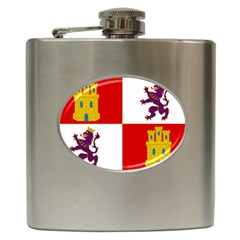 Flag Of Castile & León Hip Flask (6 Oz) by abbeyz71