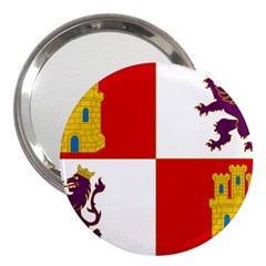 Flag Of Castile & León 3  Handbag Mirrors by abbeyz71