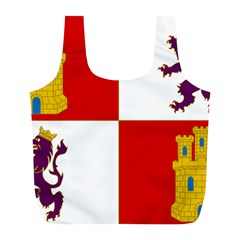 Flag Of Castile & León Full Print Recycle Bag (l) by abbeyz71