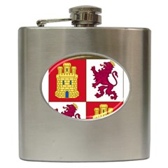 Coat Of Arms Of Castile And León Hip Flask (6 Oz) by abbeyz71