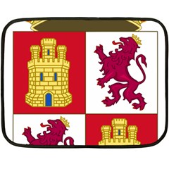 Coat Of Arms Of Castile And León Fleece Blanket (mini) by abbeyz71