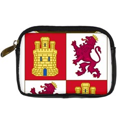 Coat Of Arms Of Castile And León Digital Camera Leather Case by abbeyz71