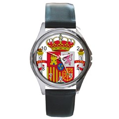 Coat of Arms of Spain Round Metal Watch