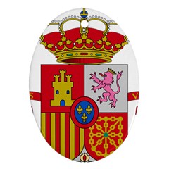 Coat of Arms of Spain Oval Ornament (Two Sides)