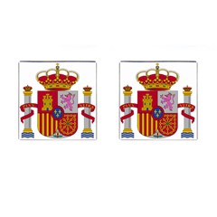 Coat Of Arms Of Spain Cufflinks (square) by abbeyz71
