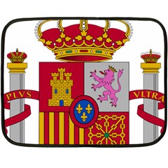 Coat Of Arms Of Spain Fleece Blanket (mini) by abbeyz71