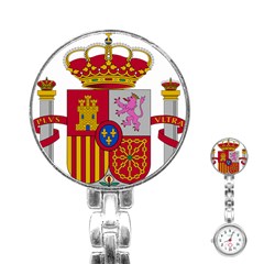 Coat Of Arms Of Spain Stainless Steel Nurses Watch by abbeyz71