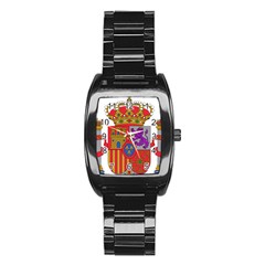 Coat Of Arms Of Spain Stainless Steel Barrel Watch by abbeyz71