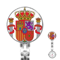 Coat Of Arms Of Spain Stainless Steel Nurses Watch by abbeyz71