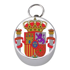 Coat Of Arms Of Spain Mini Silver Compasses by abbeyz71