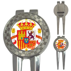 Coat Of Arms Of Spain 3-in-1 Golf Divots by abbeyz71