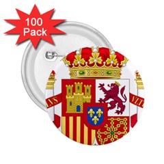 Coat Of Arms Of Spain 2 25  Buttons (100 Pack) 