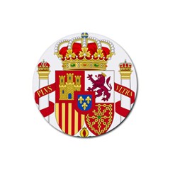 Coat Of Arms Of Spain Rubber Coaster (round) 