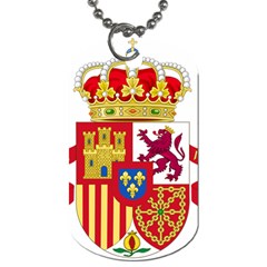 Coat Of Arms Of Spain Dog Tag (one Side)