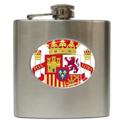 Coat Of Arms Of Spain Hip Flask (6 Oz)