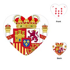 Coat Of Arms Of Spain Playing Cards (heart)