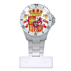 Coat Of Arms Of Spain Plastic Nurses Watch