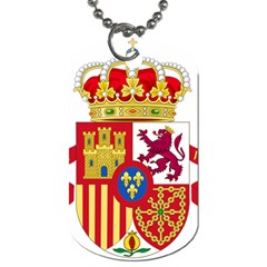 Coat Of Arms Of Spain Dog Tag (one Side) by abbeyz71