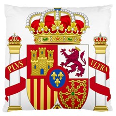 Coat Of Arms Of Spain Large Flano Cushion Case (one Side)